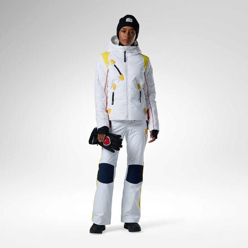 Women's ski jacket Rossignol JCC Valdiz Down white 2