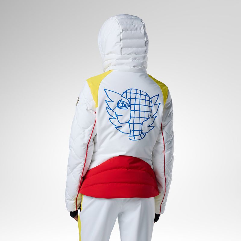 Women's ski jacket Rossignol JCC Valdiz Down white 3