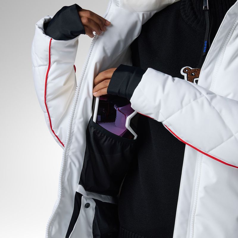 Women's ski jacket Rossignol JCC Valdiz Down white 9