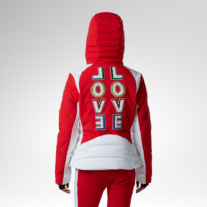 Women's ski jacket Rossignol JCC Valdiz Down red 3