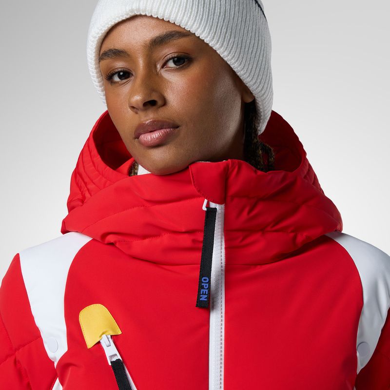 Women's ski jacket Rossignol JCC Valdiz Down red 5