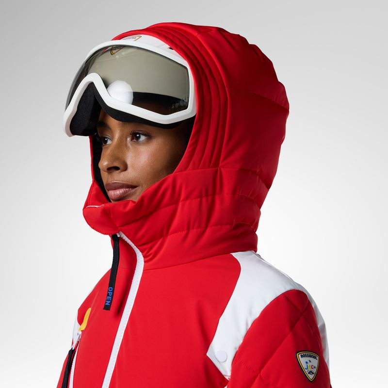Women's ski jacket Rossignol JCC Valdiz Down red 6