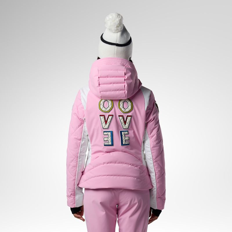 Women's ski jacket Rossignol JCC Valdiz Down new pink 3