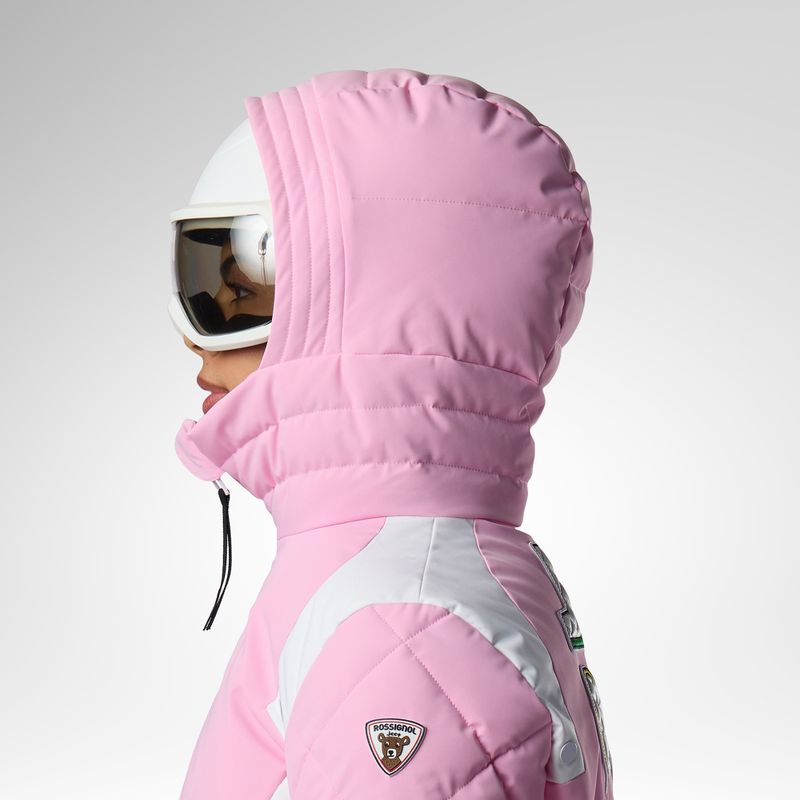 Women's ski jacket Rossignol JCC Valdiz Down new pink 5
