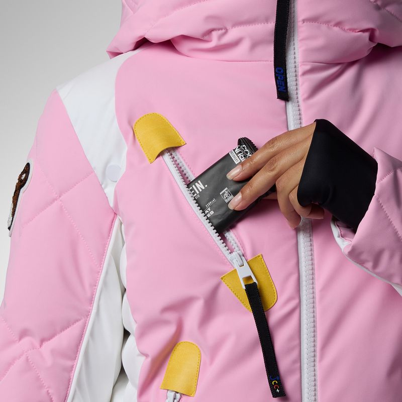 Women's ski jacket Rossignol JCC Valdiz Down new pink 7