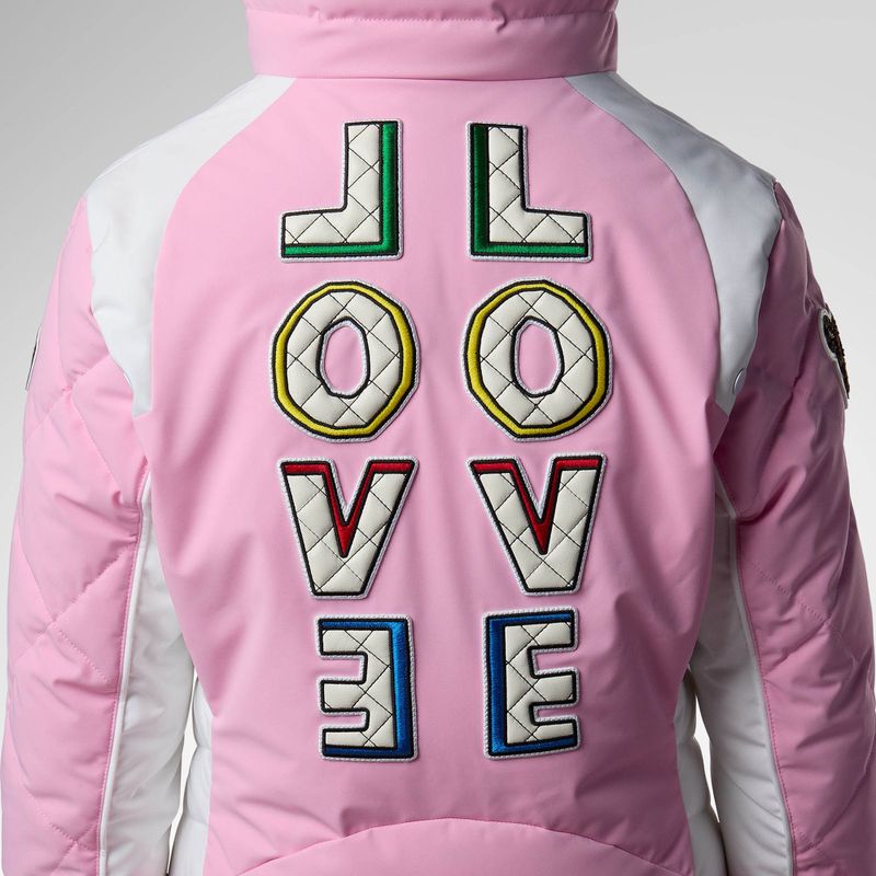 Women's ski jacket Rossignol JCC Valdiz Down new pink 8
