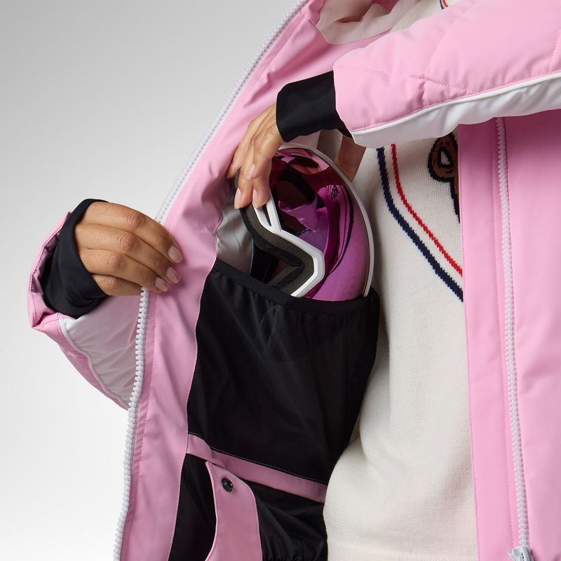 Women's ski jacket Rossignol JCC Valdiz Down new pink 11
