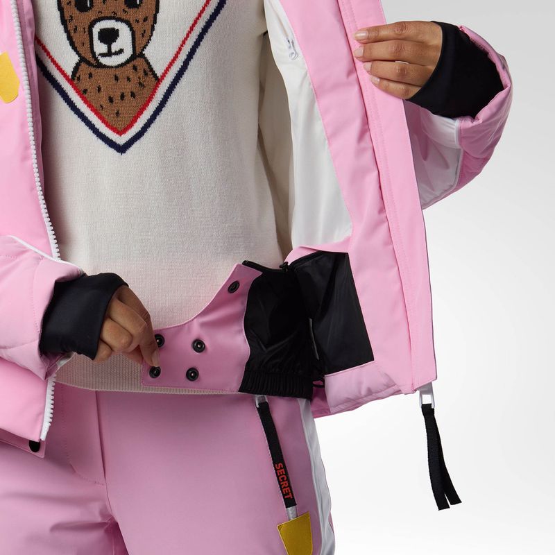 Women's ski jacket Rossignol JCC Valdiz Down new pink 13