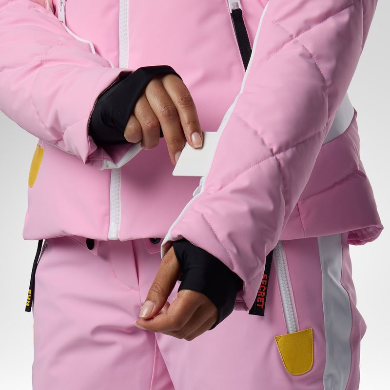 Women's ski jacket Rossignol JCC Valdiz Down new pink 14