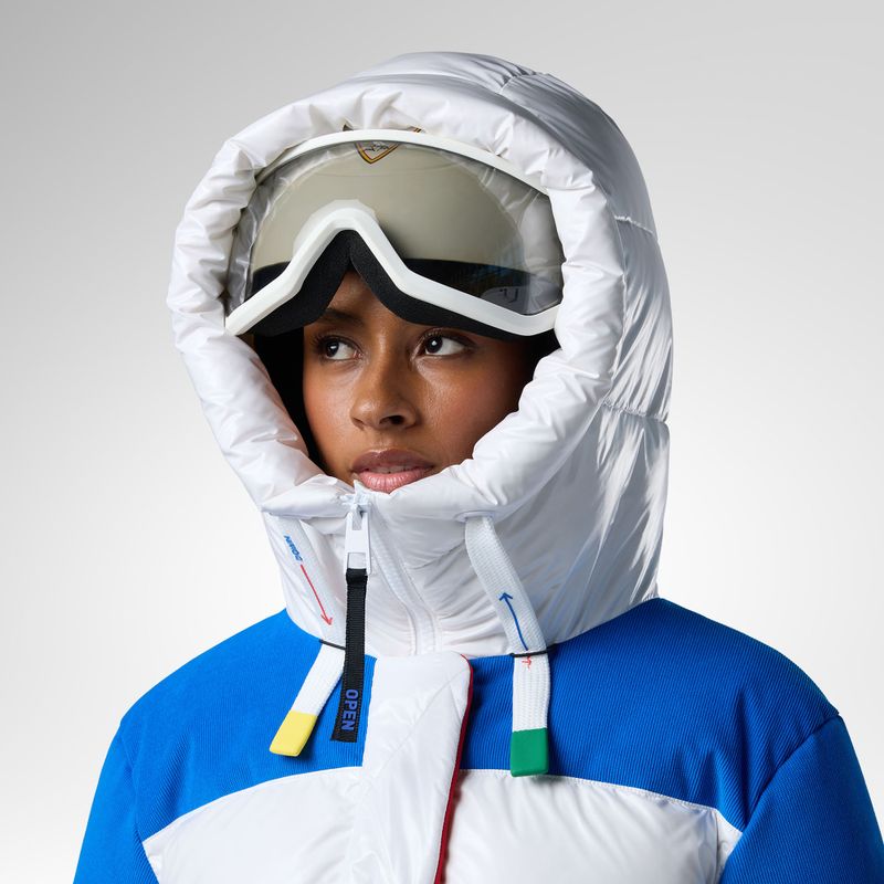 Women's ski jacket Rossignol JCC Corduroy Down white 6