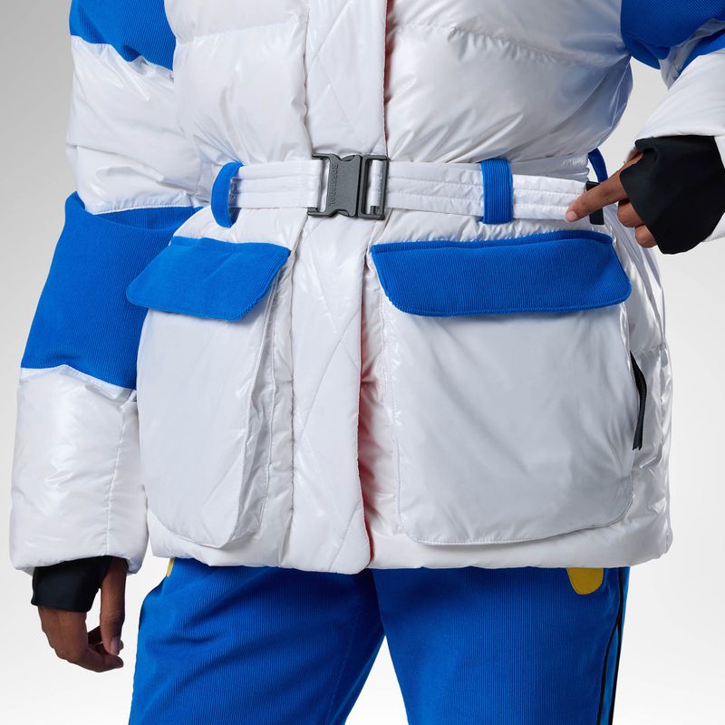 Women's ski jacket Rossignol JCC Corduroy Down white 12