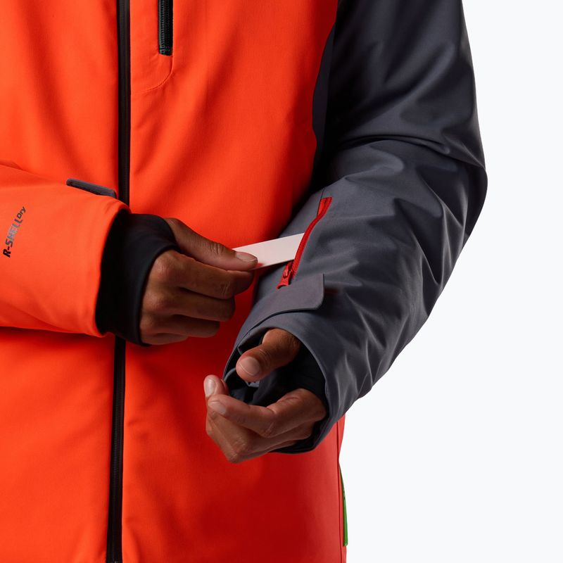 Men's ski jacket Rossignol Hero Insulated neon red 10