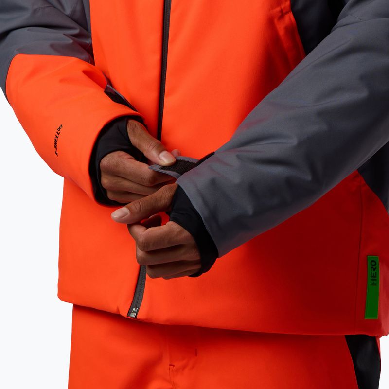 Men's ski jacket Rossignol Hero Insulated neon red 11