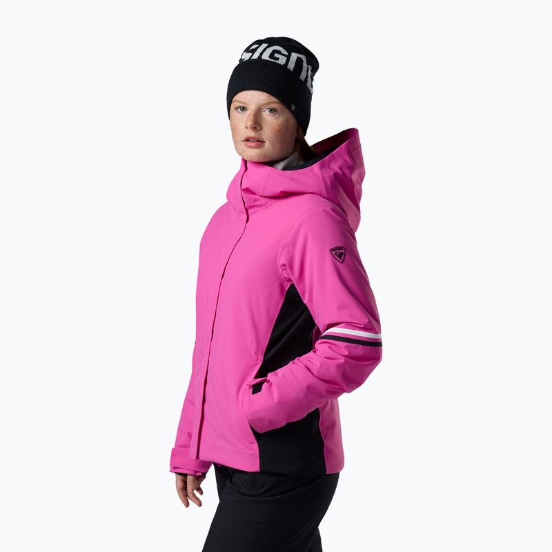 Women's ski jacket Rossignol Strawpile Insulated electric fuchsia 4