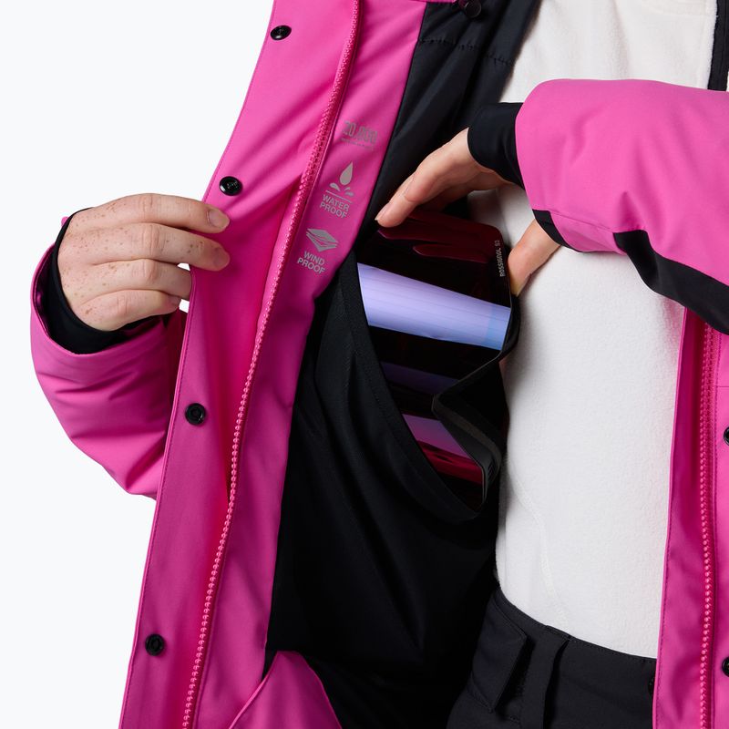 Women's ski jacket Rossignol Strawpile Insulated electric fuchsia 10