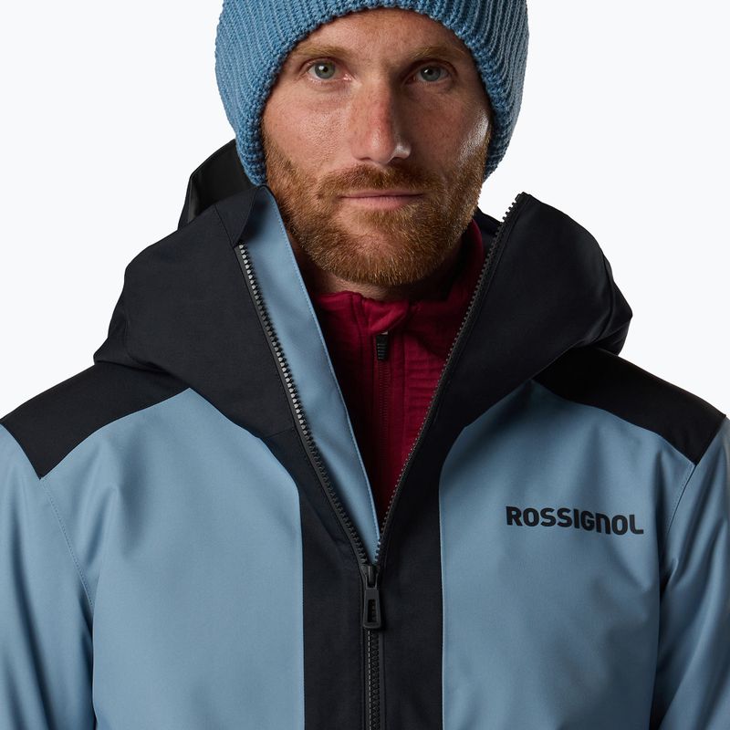 Men's ski jacket Rossignol Rochrun Insulated winward blue/black 5