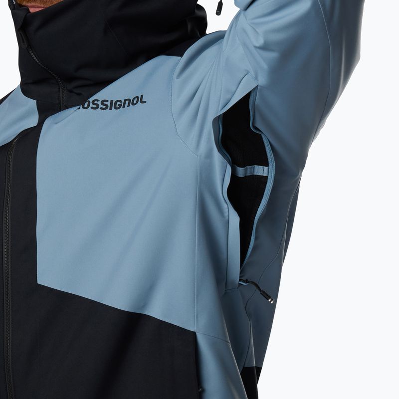 Men's ski jacket Rossignol Rochrun Insulated winward blue/black 13