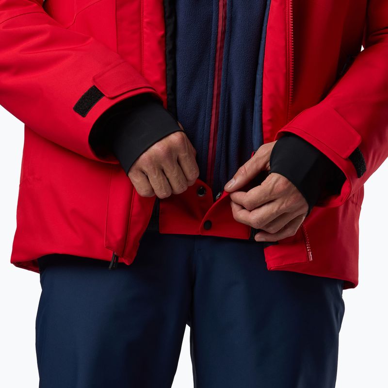 Men's ski jacket Rossignol Rochrun Insulated sport red solid 11