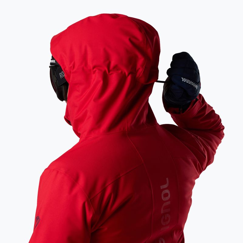 Men's ski jacket Rossignol Rochrun Insulated sport red solid 13