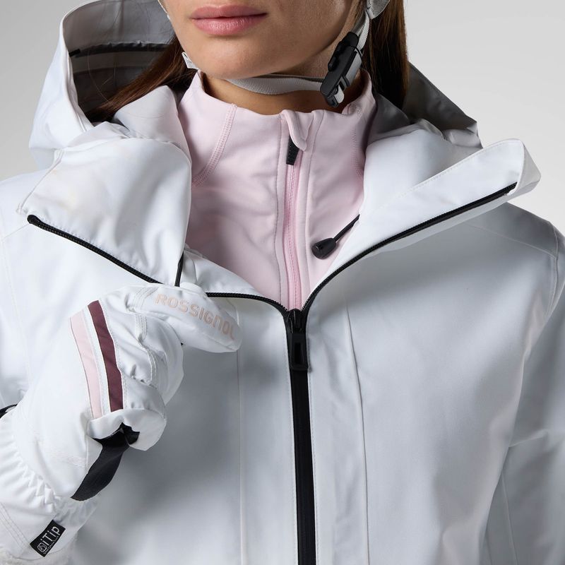 Women's ski jacket Rossignol Rochrun Insulated white 6