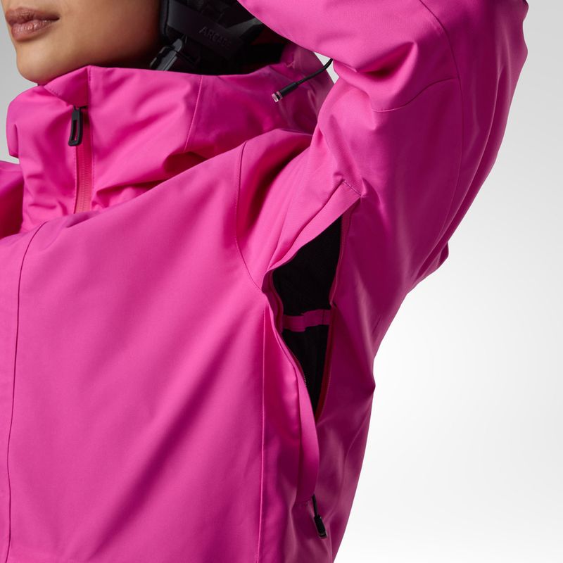 Women's ski jacket Rossignol Rochrun Insulated electric fuchsia 8