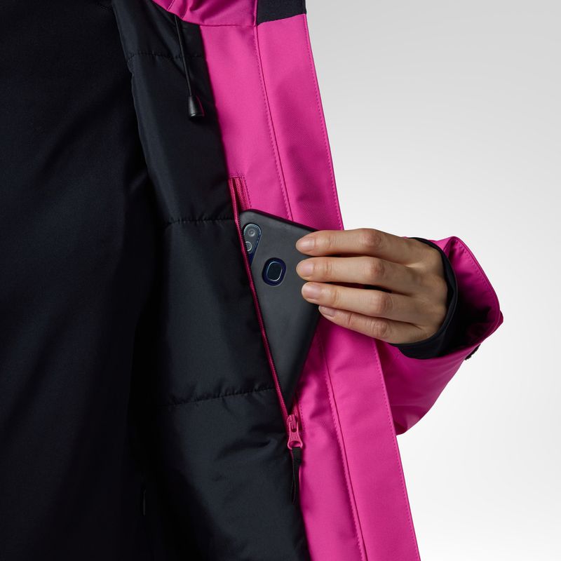 Women's ski jacket Rossignol Rochrun Insulated electric fuchsia 10