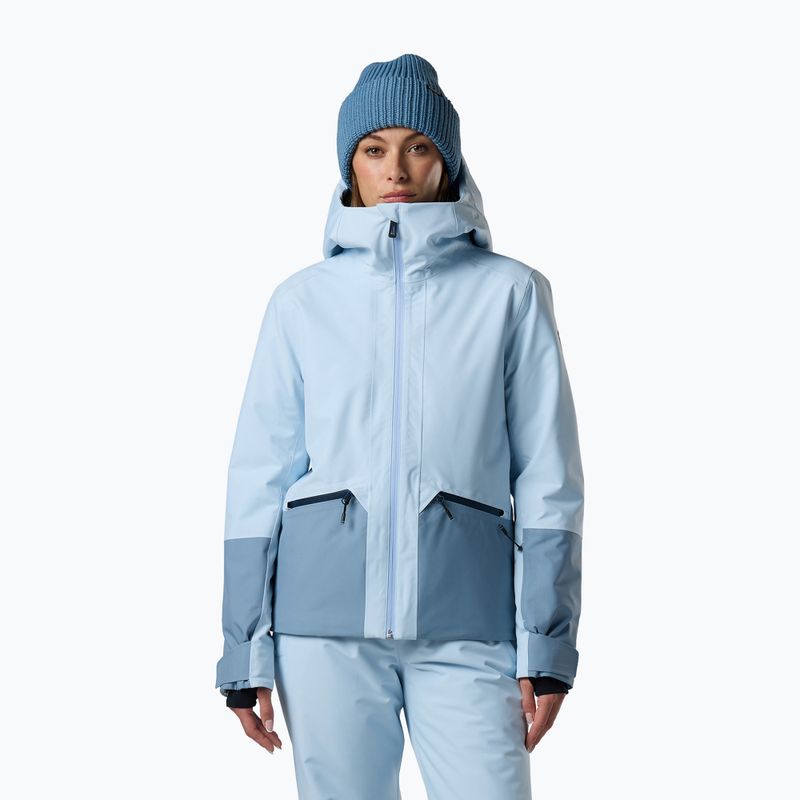 Women's ski jacket Rossignol Rochrun Insulated blue aura/windward blue