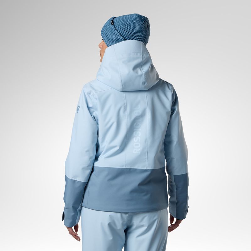 Women's ski jacket Rossignol Rochrun Insulated blue aura/windward blue 3