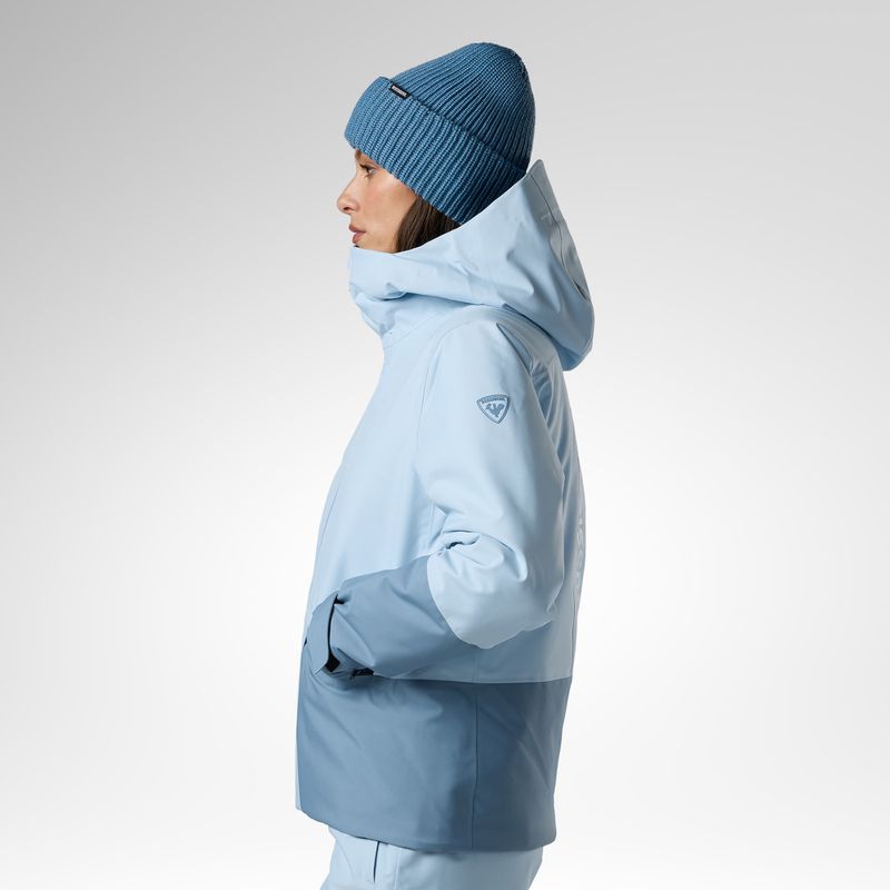 Women's ski jacket Rossignol Rochrun Insulated blue aura/windward blue 4