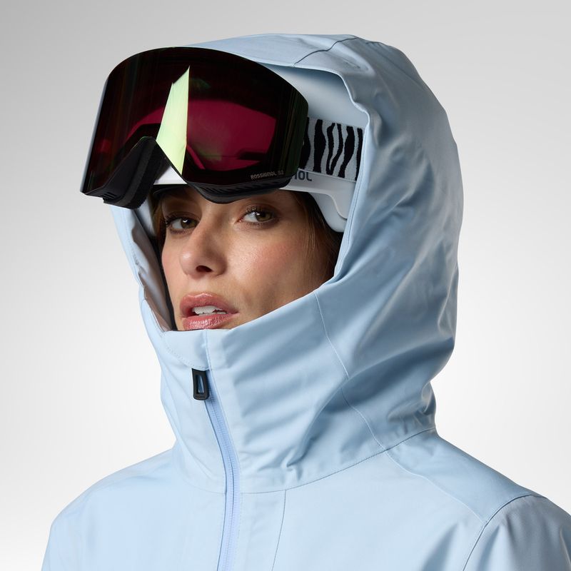 Women's ski jacket Rossignol Rochrun Insulated blue aura/windward blue 6
