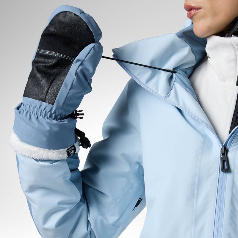 Women's ski jacket Rossignol Rochrun Insulated blue aura/windward blue 8
