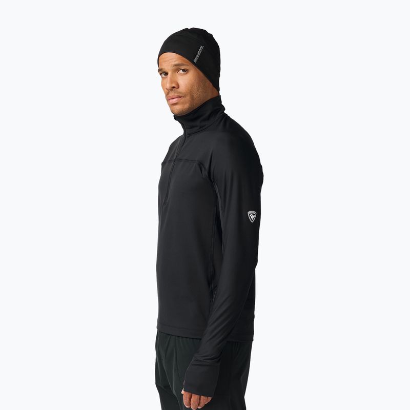 Men's thermal shirt Rossignol Half Zip First Layer black 4