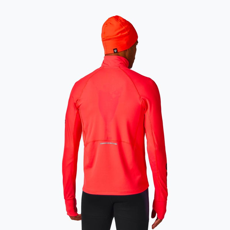 Men's sweatshirt Rossignol Hero Half Zip First Layer neon red 4