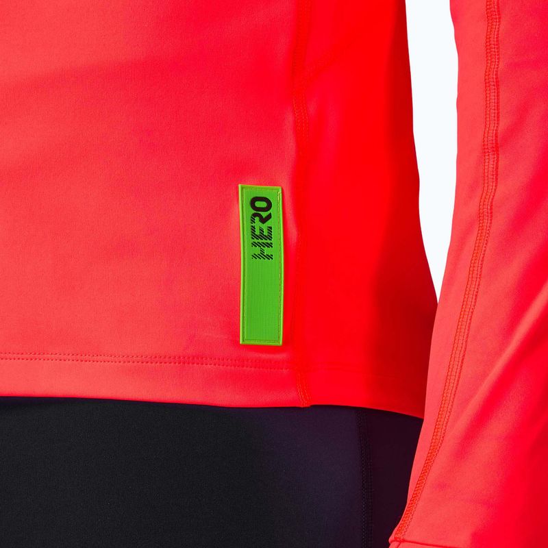 Men's sweatshirt Rossignol Hero Half Zip First Layer neon red 7