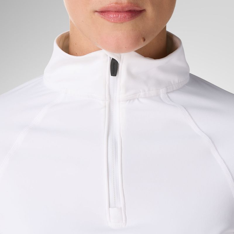 Women's thermal sweatshirt Rossignol Half Zip First Layer white 4