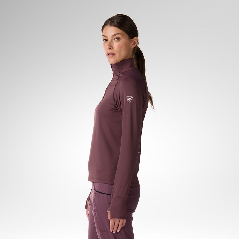 Women's thermal sweatshirt Rossignol Half Zip First Layer huckleberry 4