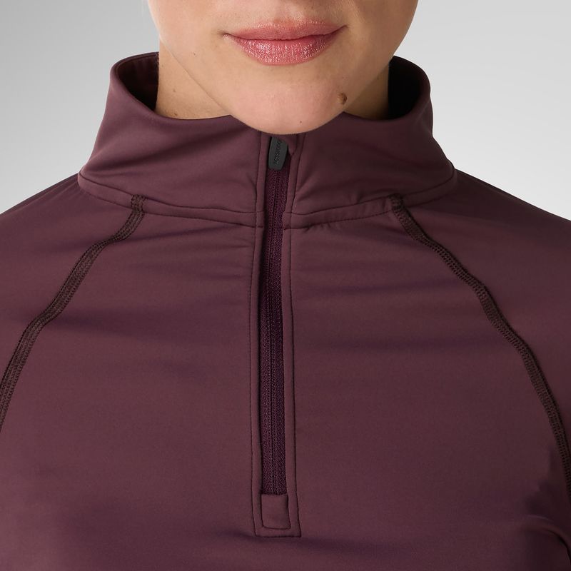 Women's thermal sweatshirt Rossignol Half Zip First Layer huckleberry 5