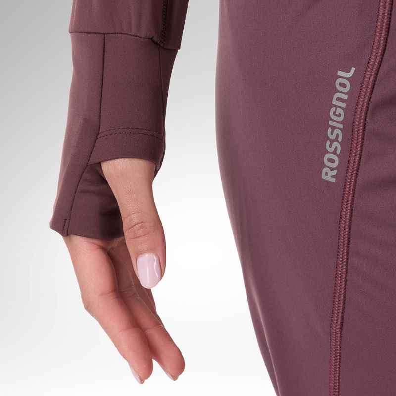 Women's thermal sweatshirt Rossignol Half Zip First Layer huckleberry 6