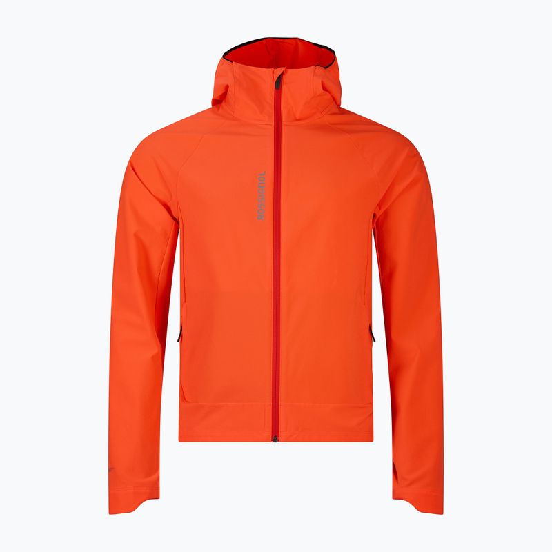 Men's ski touring jacket Rossignol Venon Wind Hoodie neon red 10