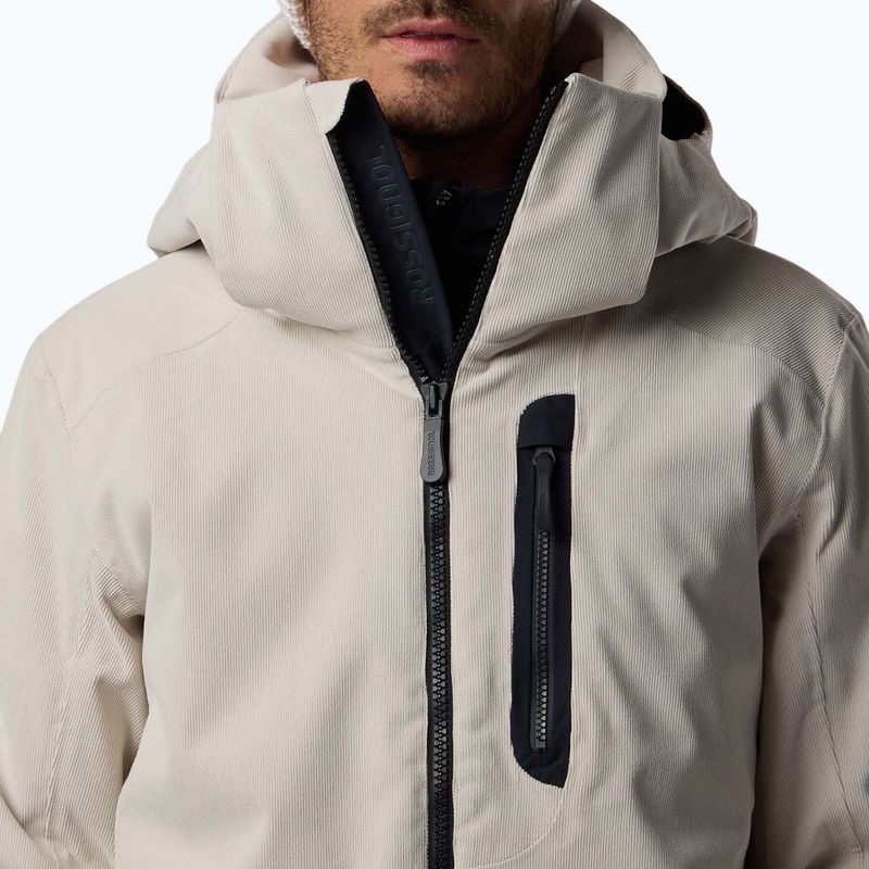 Men's ski jacket Rossignol Corduroy Insulated silver cloud 5