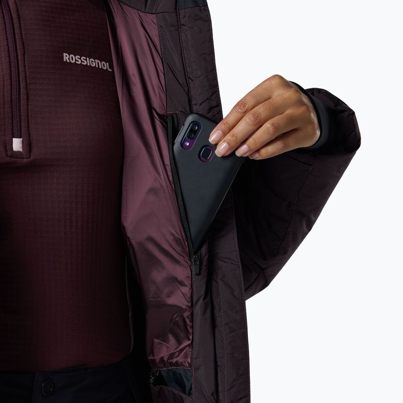 Women's ski jacket Rossignol Snowblaze Down huckleberry 7