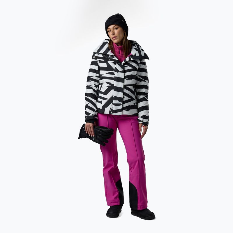 Women's ski jacket Rossignol Snowblaze Down resort bold lines black 2