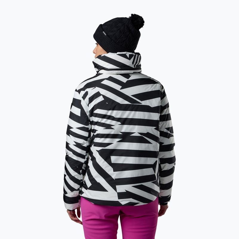 Women's ski jacket Rossignol Snowblaze Down resort bold lines black 3