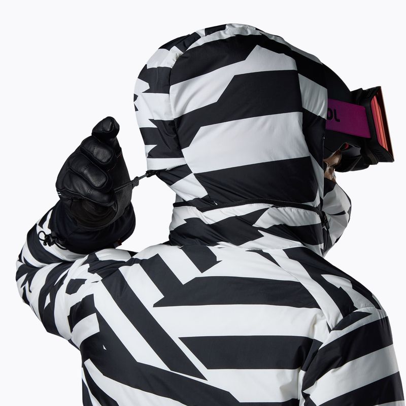 Women's ski jacket Rossignol Snowblaze Down resort bold lines black 7