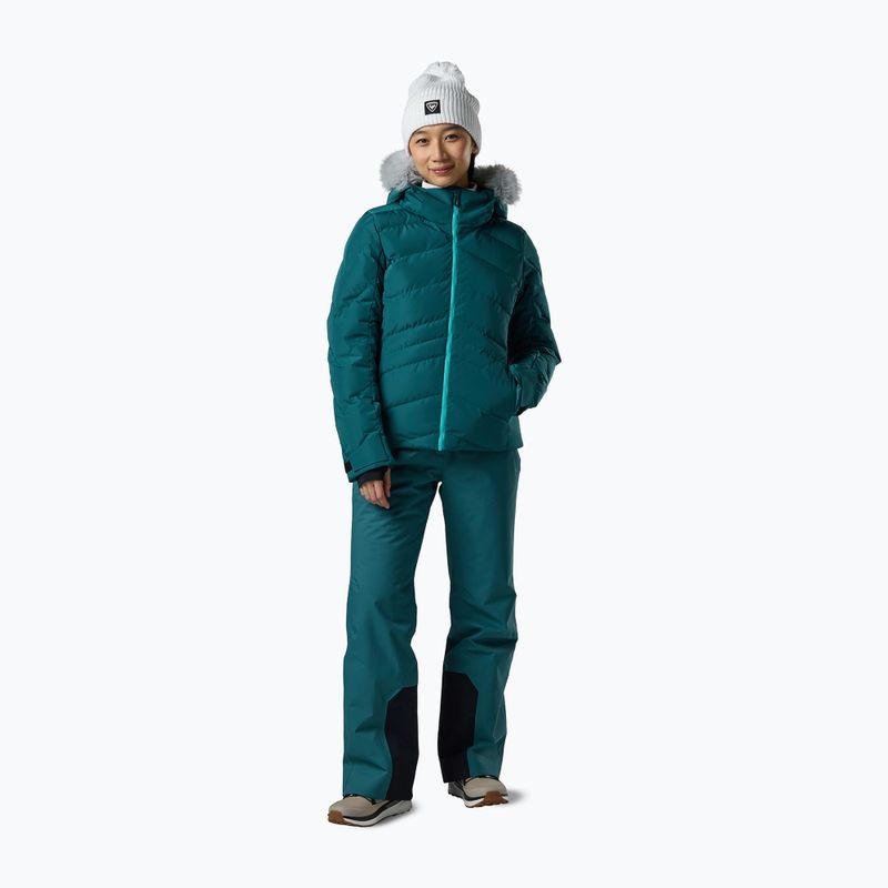 Women's ski jacket Rossignol Staci Insulated transformative teal pearly 2
