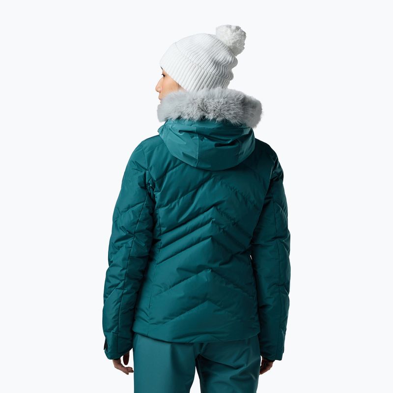 Women's ski jacket Rossignol Staci Insulated transformative teal pearly 3