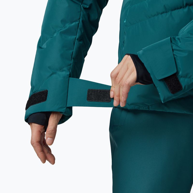 Women's ski jacket Rossignol Staci Insulated transformative teal pearly 8