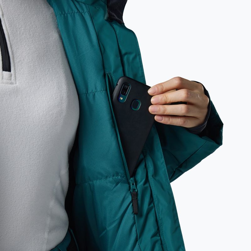 Women's ski jacket Rossignol Staci Insulated transformative teal pearly 10