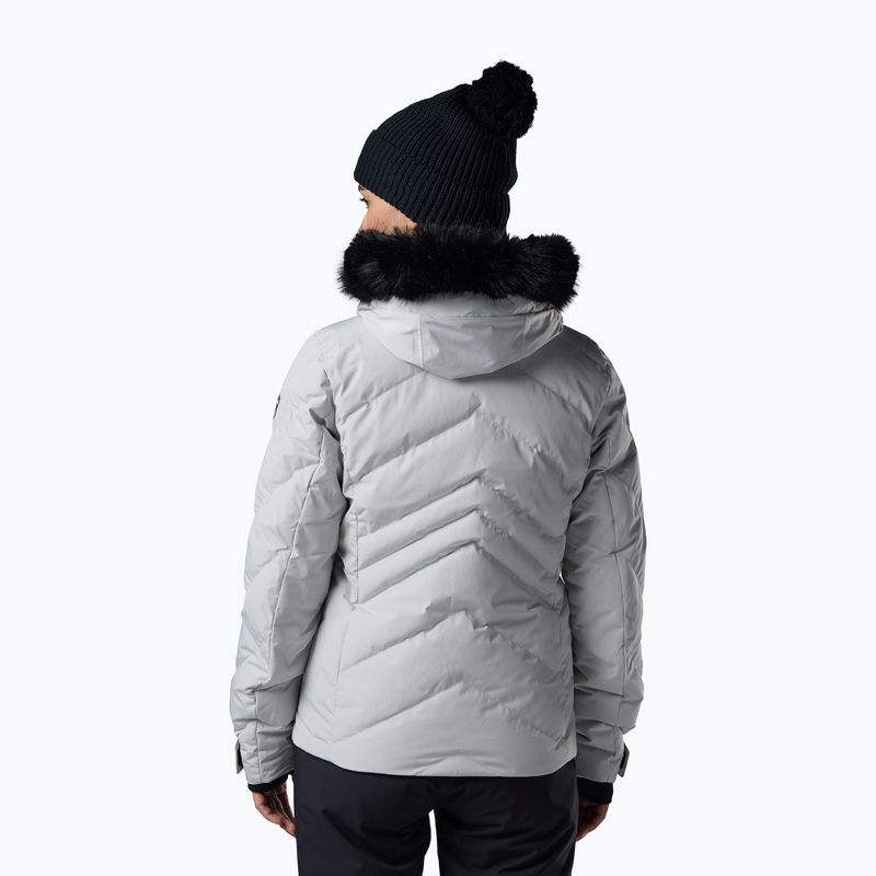 Women's ski jacket Rossignol Staci Insulated silver pearly 3