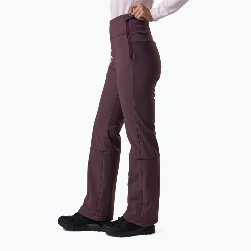 Women's ski trousers Rossignol Ski Softshell huckleberry 4